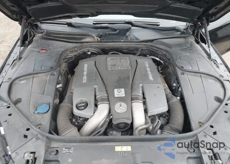 2015 Mercedes-Benz S 63 Amg 4Matic z USA, uszkodzony, nr VIN WDDUG7JBXFA139826